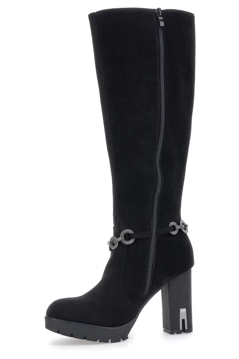 MON DIEU Stivali con tacco Nero 4338376 miniatura 4