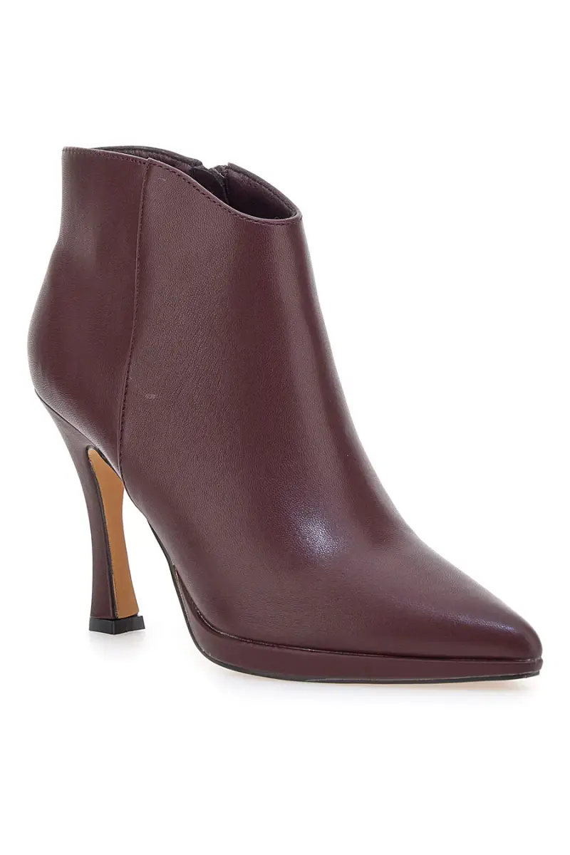 Tronchetti bordeaux con tacco a rocchetto Mon dieu 1929Q20 [MARRONE] miniatura 2