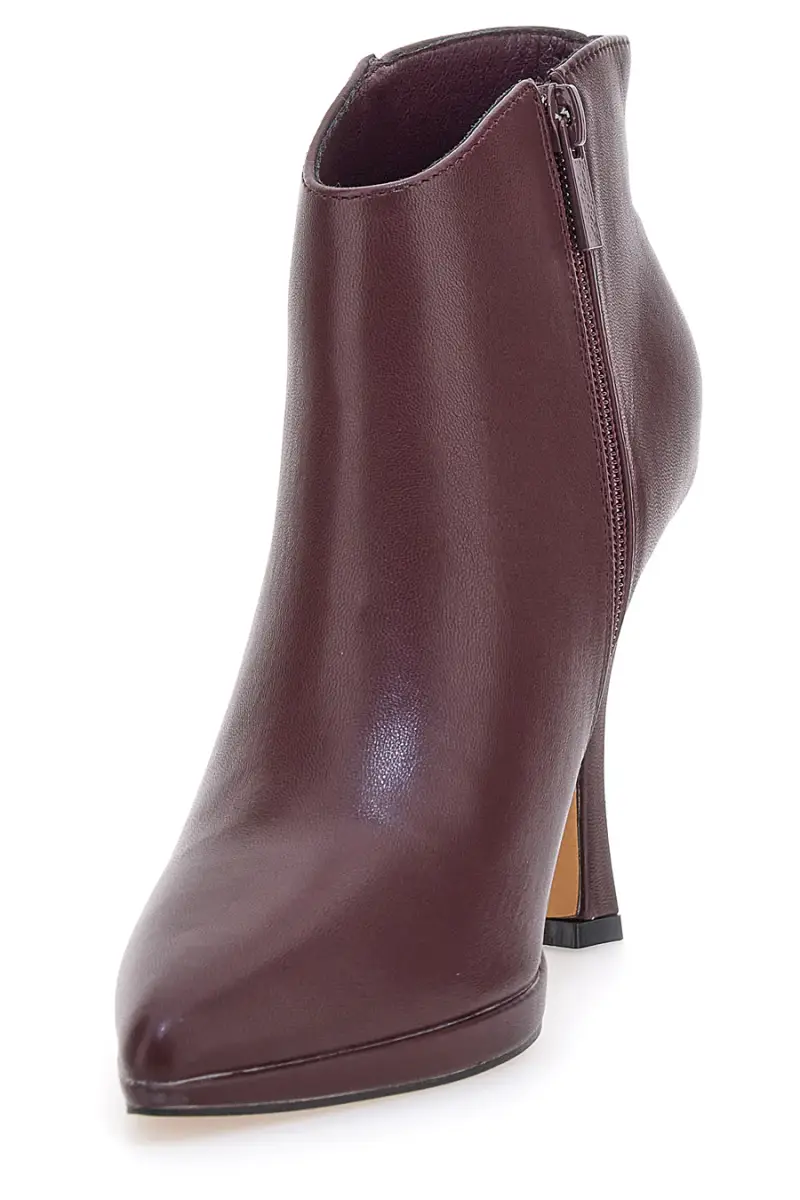 Tronchetti bordeaux con tacco a rocchetto Mon dieu 1929Q20 [MARRONE] miniatura 3