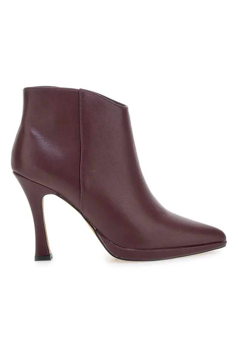 Tronchetti bordeaux con tacco a rocchetto Mon dieu 1929Q20 [MARRONE]