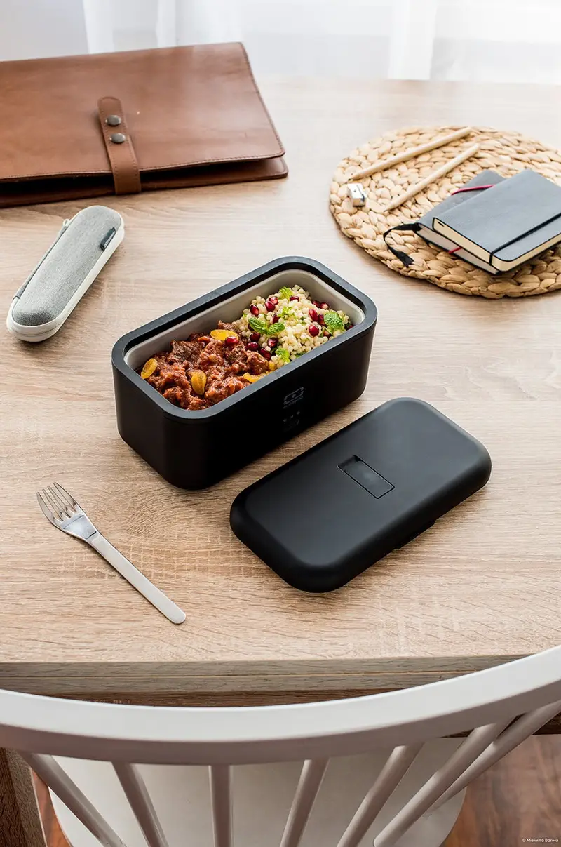 portapranzo con funzione riscaldante Nero miniatura 5