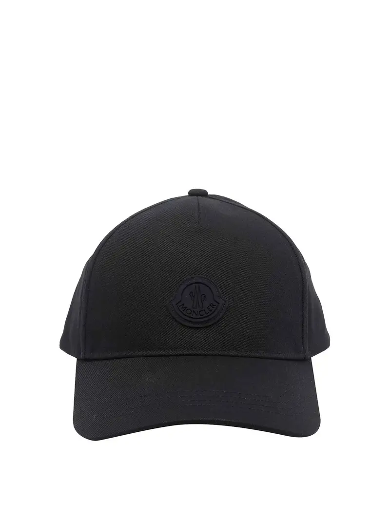 Berretto da baseball con logo Nero