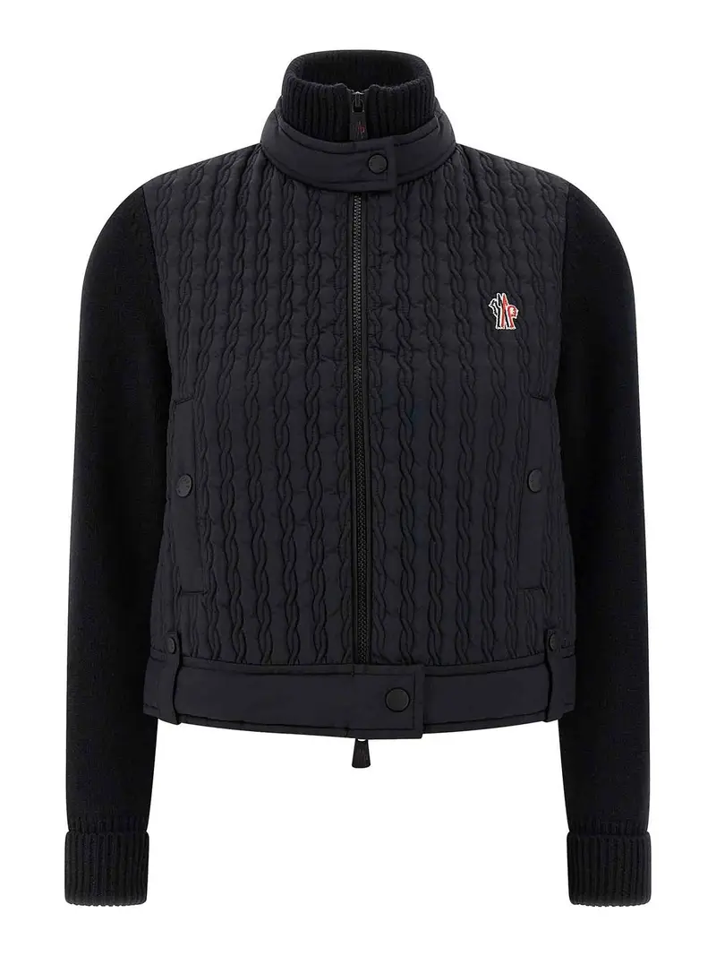 Cardigan in tricot Nero