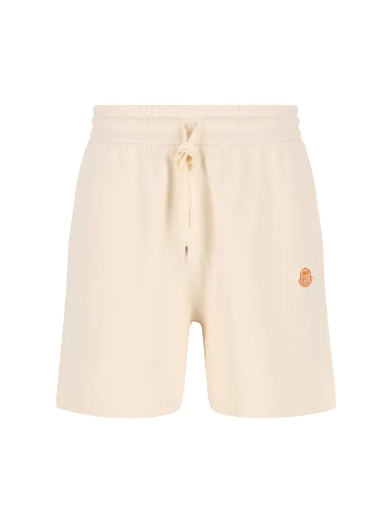 Shorts In Cotone Moncler X Gilga Farm By Donald Glover BEIGE