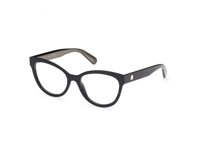 Moncler Donna ML5142 005 Montature da vista outlet Acetato Nero  Cat Eye Normale