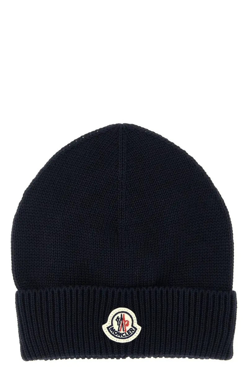 Berretto Patch Logo Blu