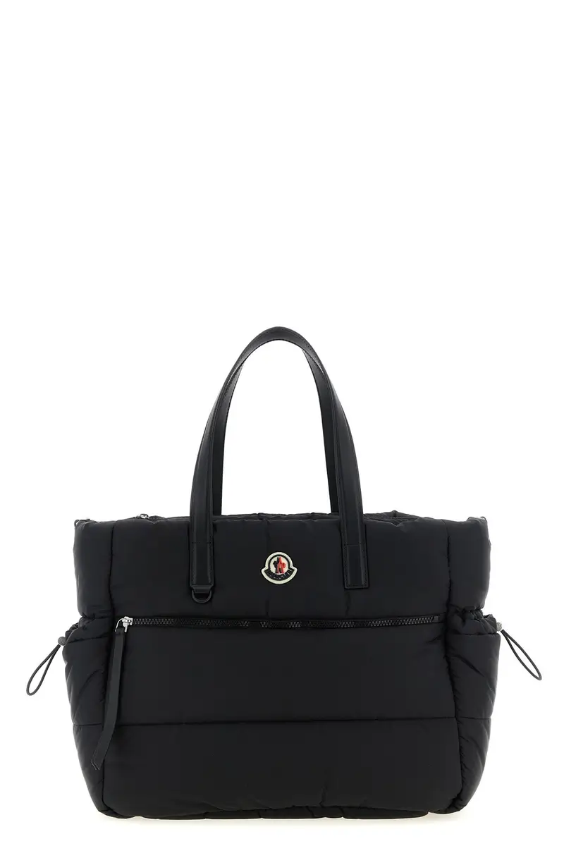 Borsa Fasciatoio Patch Logo Nero