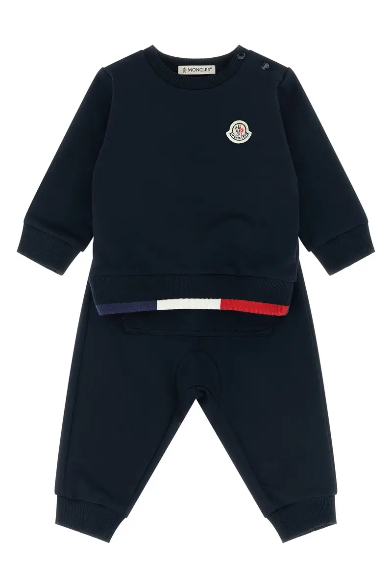 Completo Felpa + Jogging Orlo Tricolore Blu