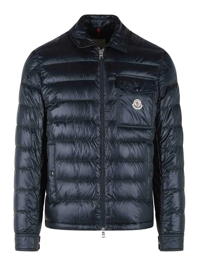 Giacca-camicia imbottita Blu scuro