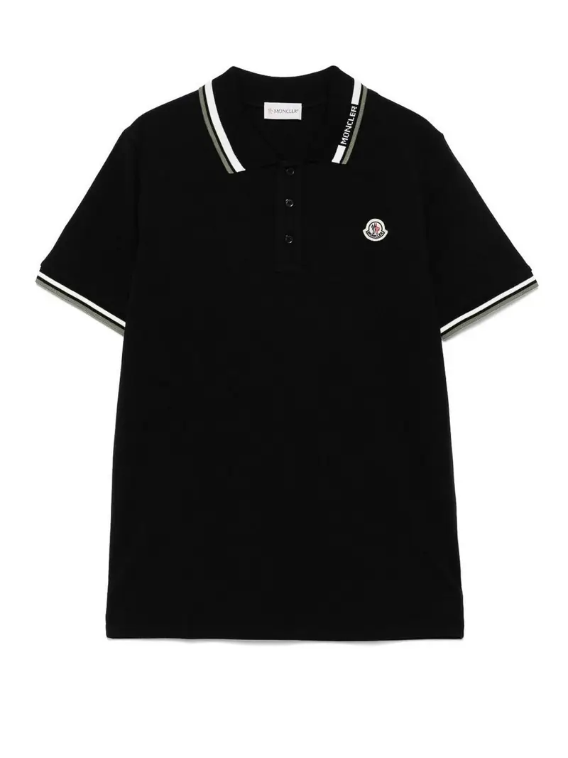 MONCLER JR Polo Nero 3336999