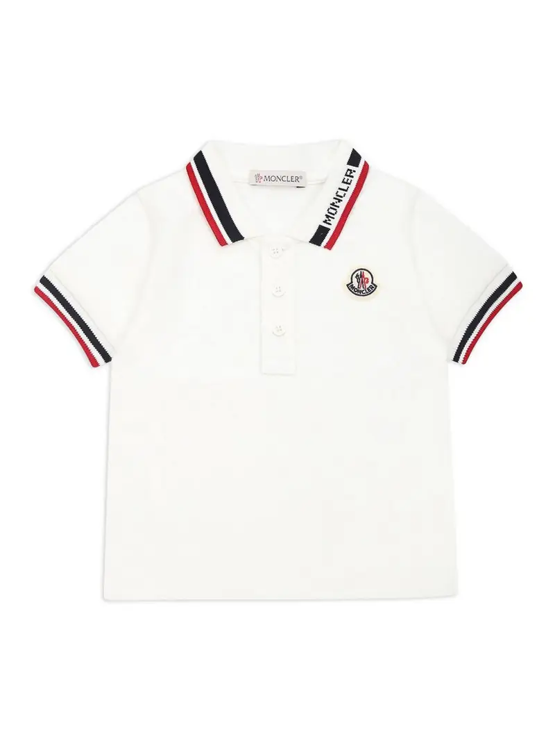 Polo Con Colletto Classico Bianco