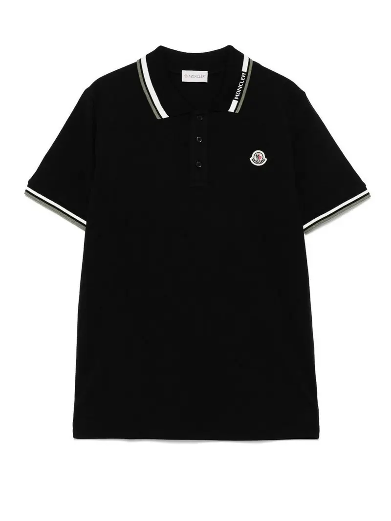 MONCLER JR Polo Nero 3338274