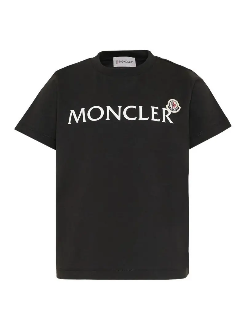 T-Shirt Con Maniche Corte Nero