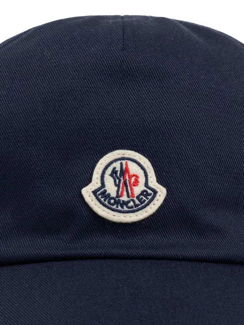 Cappello baseball blu logo frontale miniatura 2