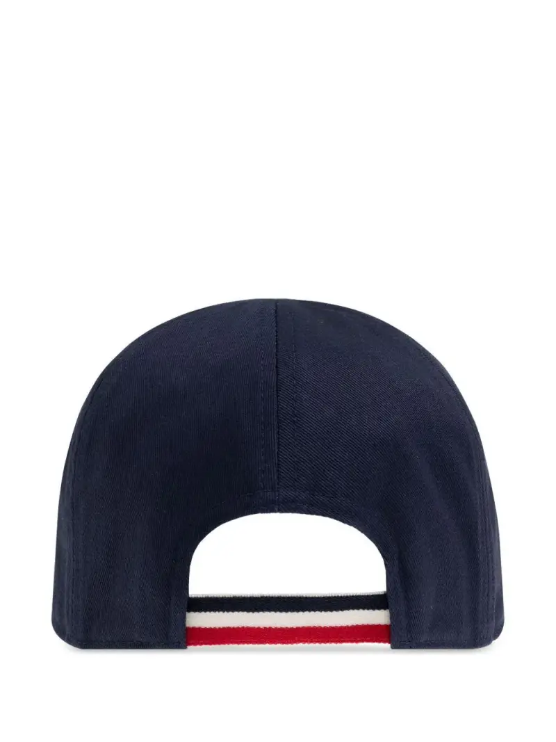 Cappello baseball blu logo frontale miniatura 3
