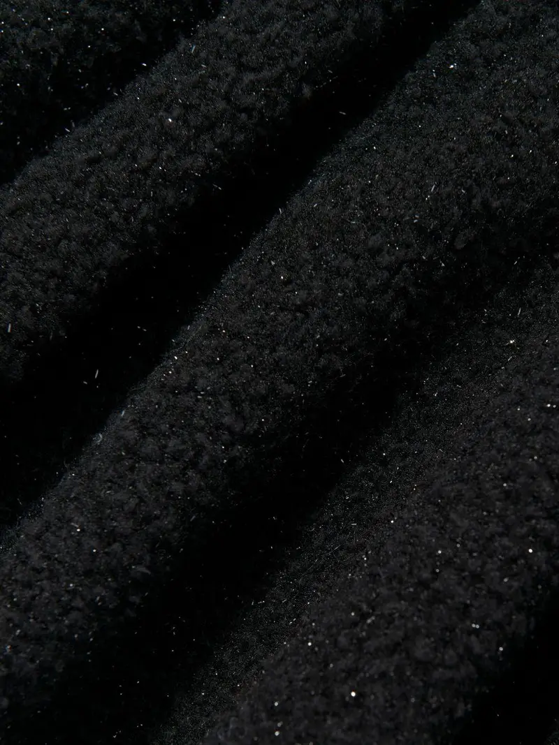 Gonna Nera Svasata con Logo Nero miniatura 2