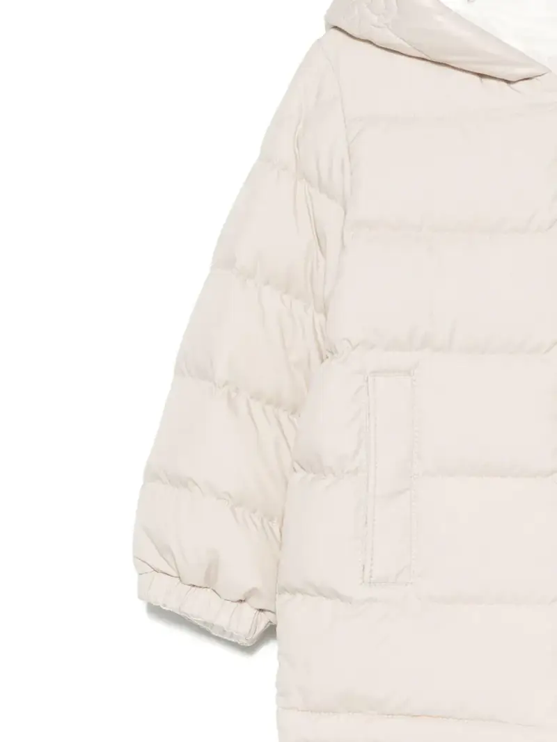 Moncler Kids Giacca beige per Bambino miniatura 2