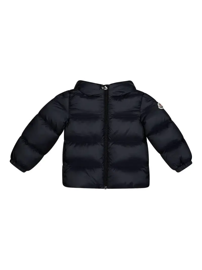 Piumino con Cappuccio e chiusura zip per bambina Blu navy