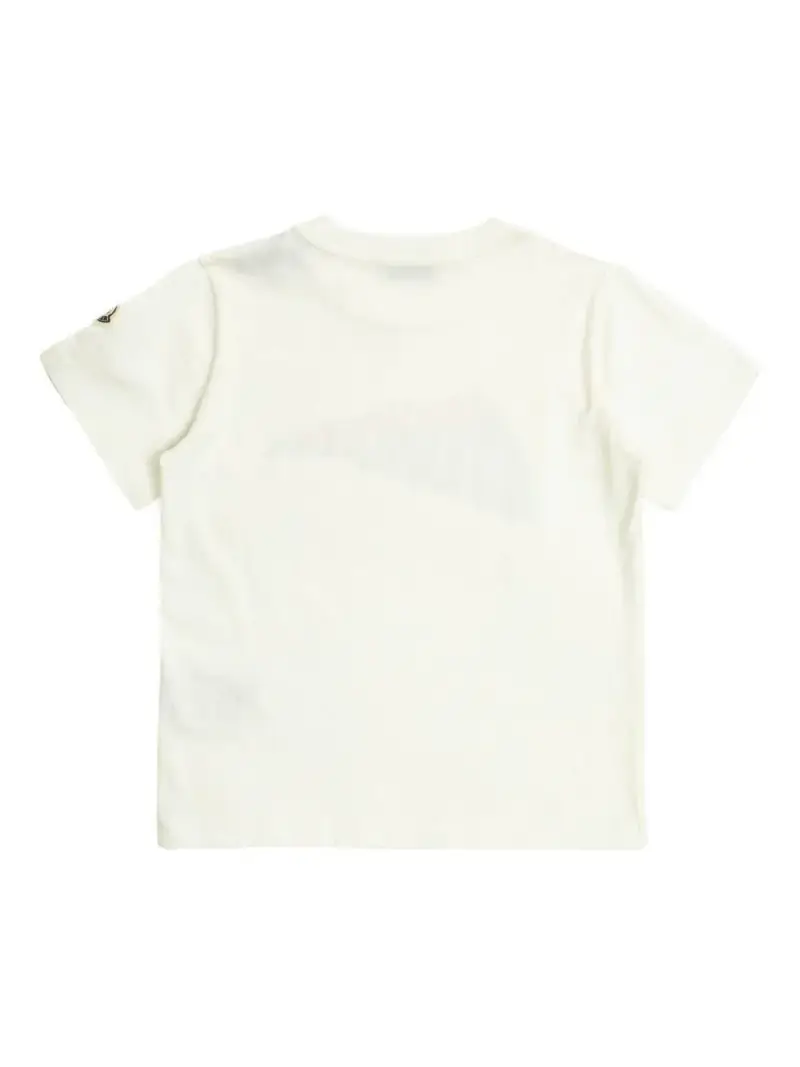 MONCLER KIDS T-shirt Bianco 4015025 miniatura 3