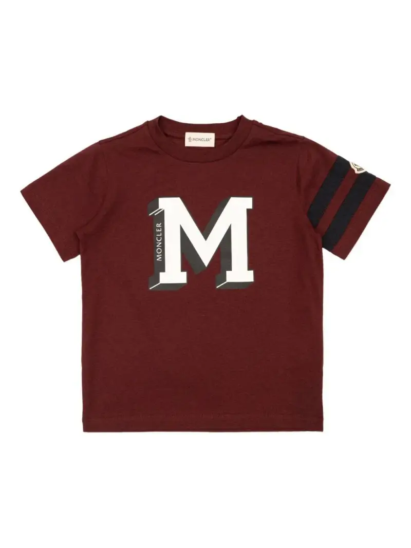 MONCLER KIDS T-shirt Bordeaux 4015057