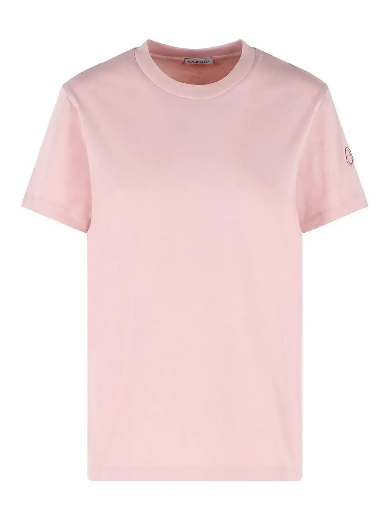 Maglietta in cotone rosa Color Carne E Neutri