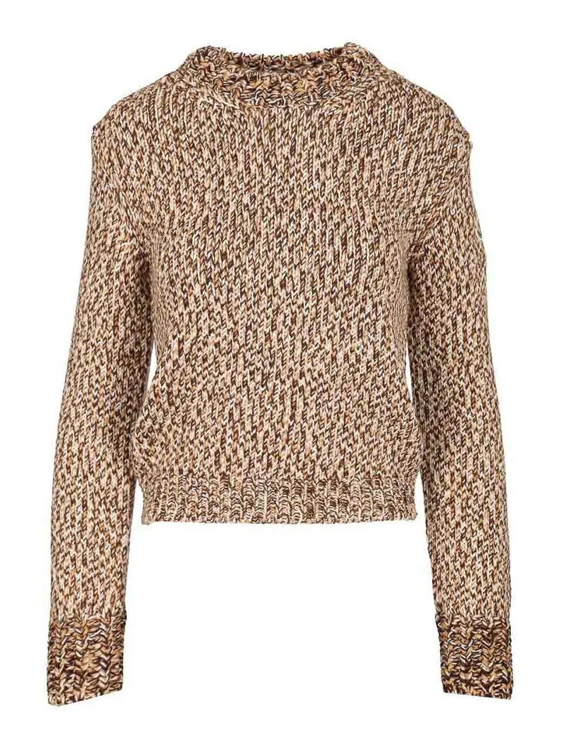 Maglione di lana moulin Beige
