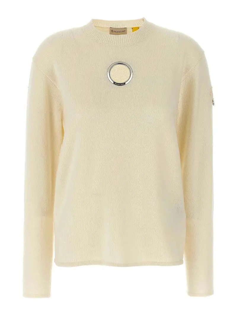 Maglione Moncler x Willow Smith Bianco