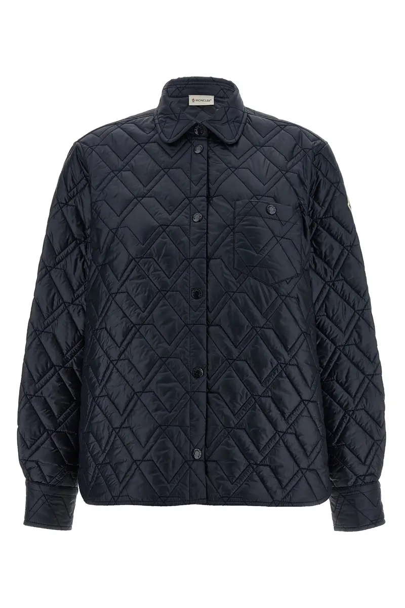 Overshirt Trapuntata Blu