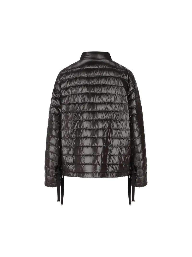 Piumino Corto Azalee NERO miniatura 2