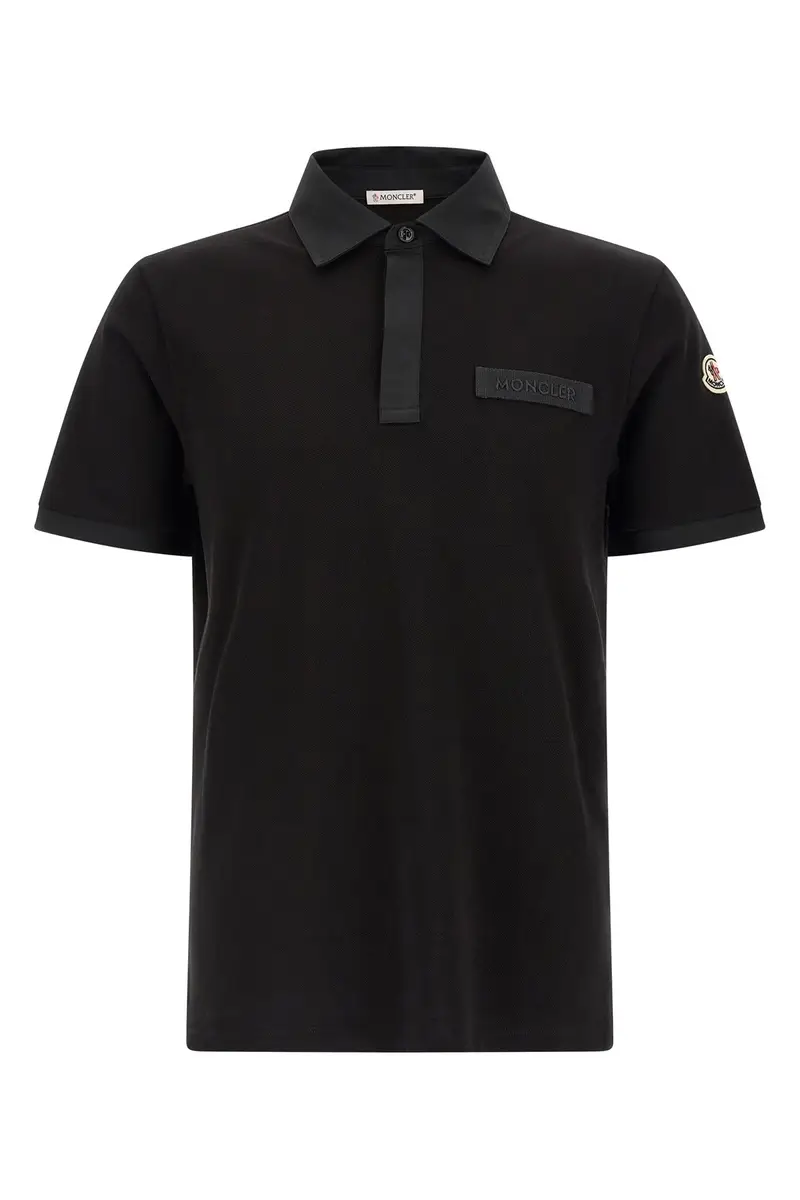 Polo Ricamo Logo Nero