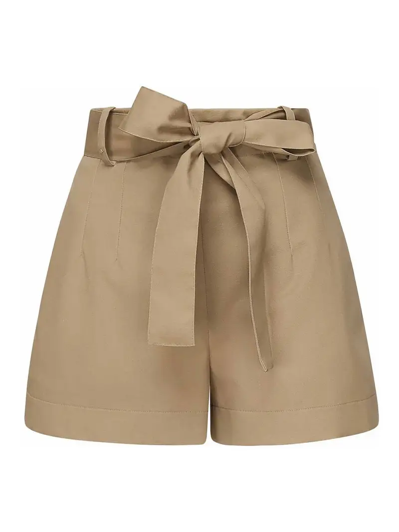 Shorts gabardine Marrone Chiaro