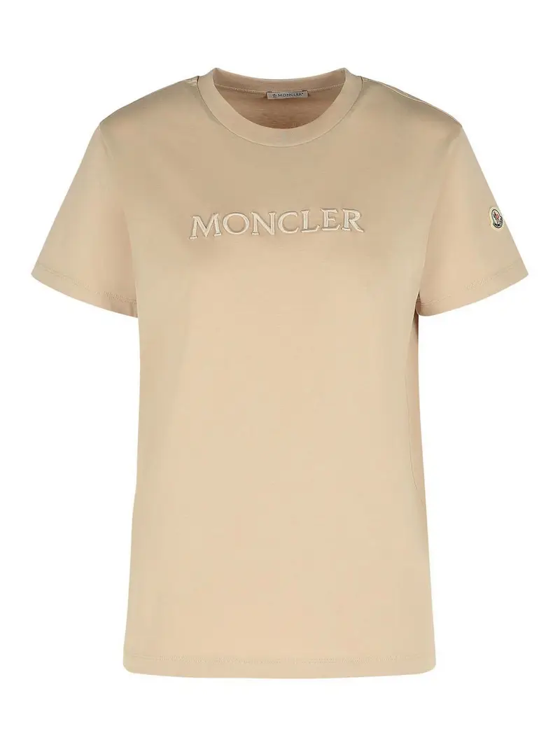 Moncler T-shirt Beige 3256302
