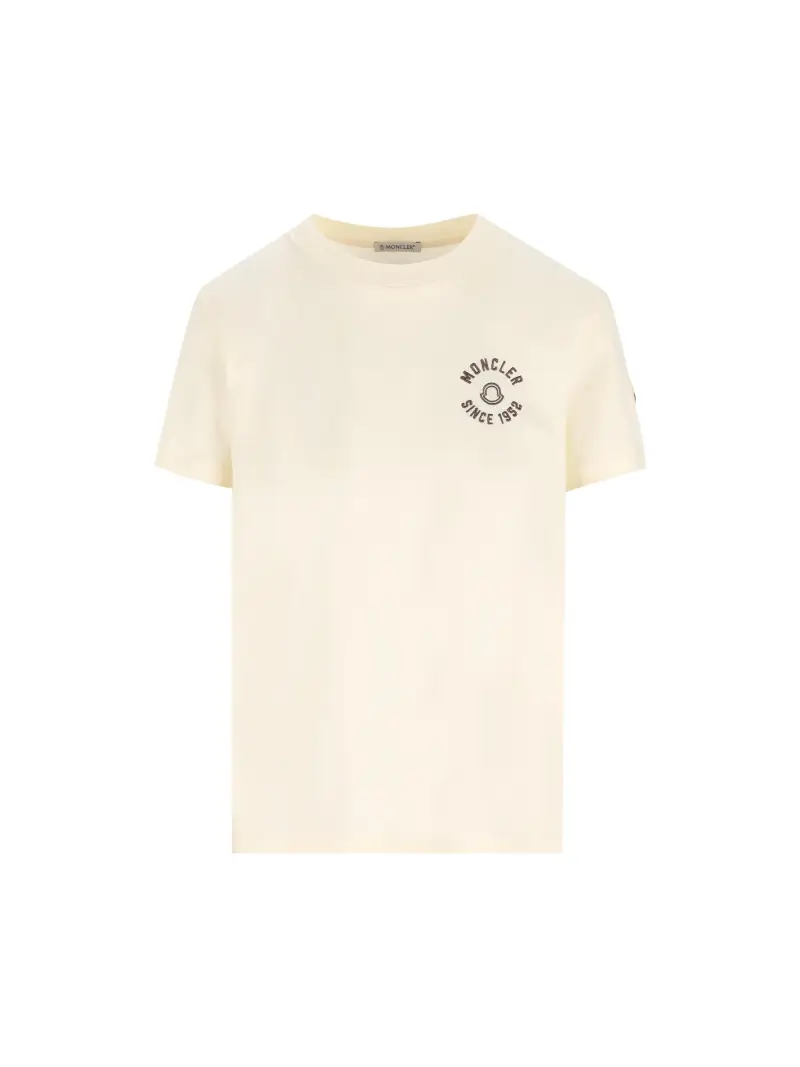 T-Shirt In Cotone BEIGE