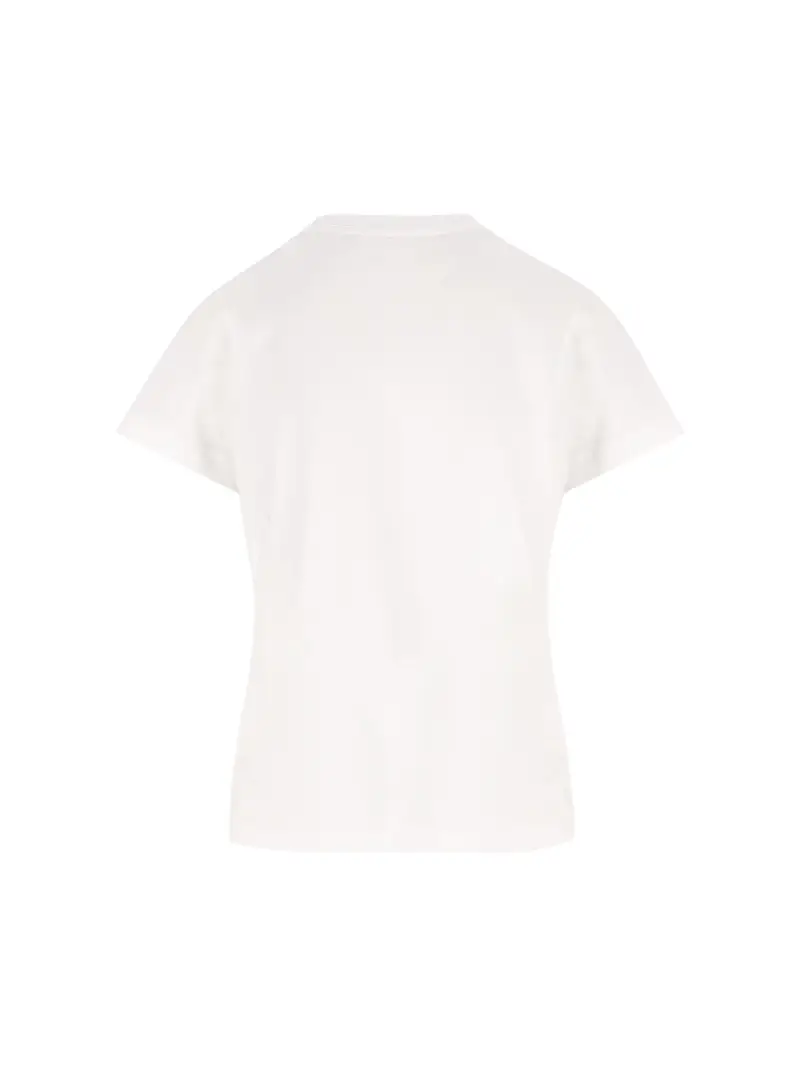 T-Shirt In Cotone BIANCO miniatura 2