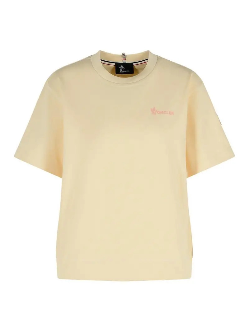 Moncler T-shirt Crema 3283136