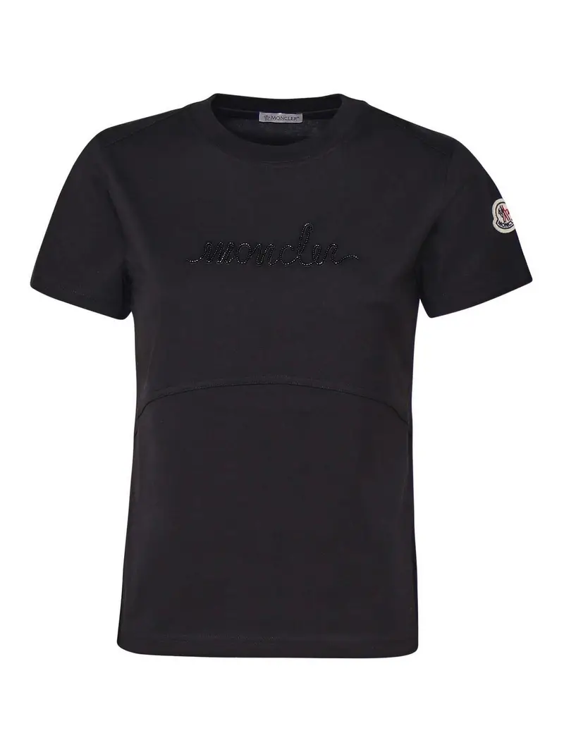 Moncler T-shirt Nero 3331769