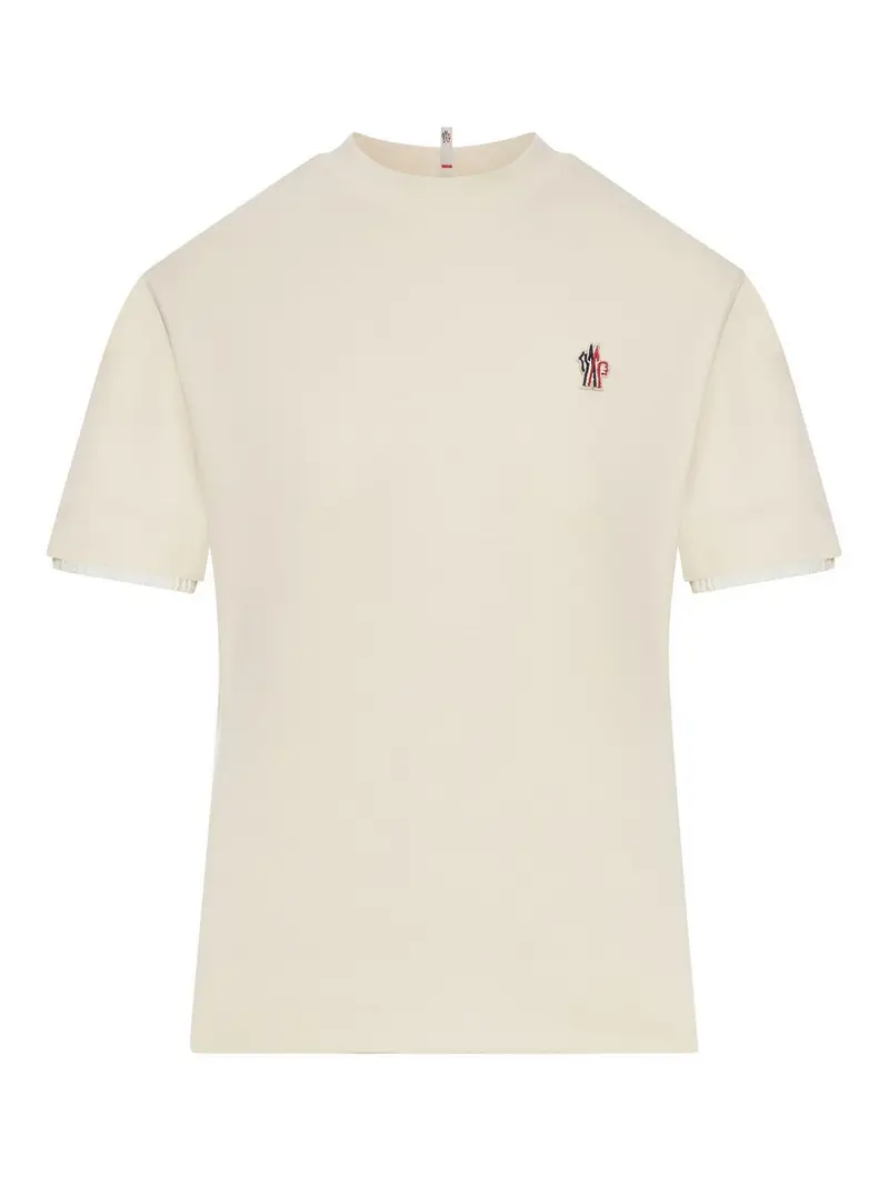 T-shirt in jersey elasticizzato Color Carne E Neutri