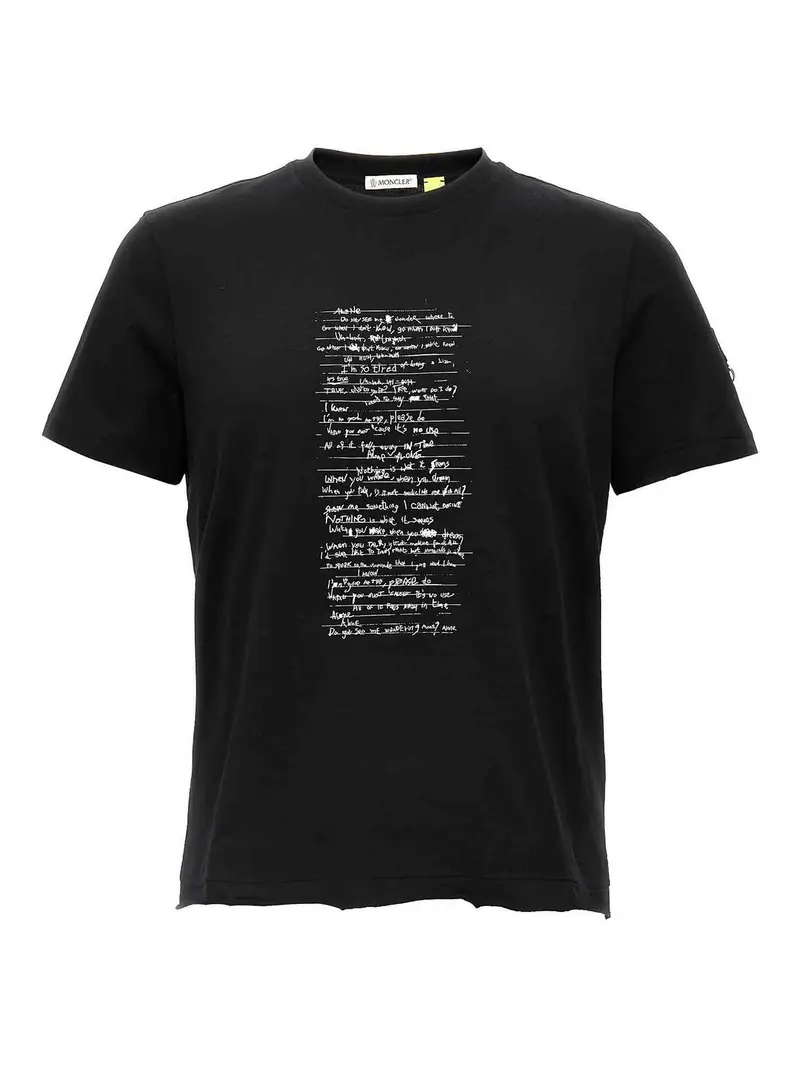 Moncler T-shirt Nero 3338460