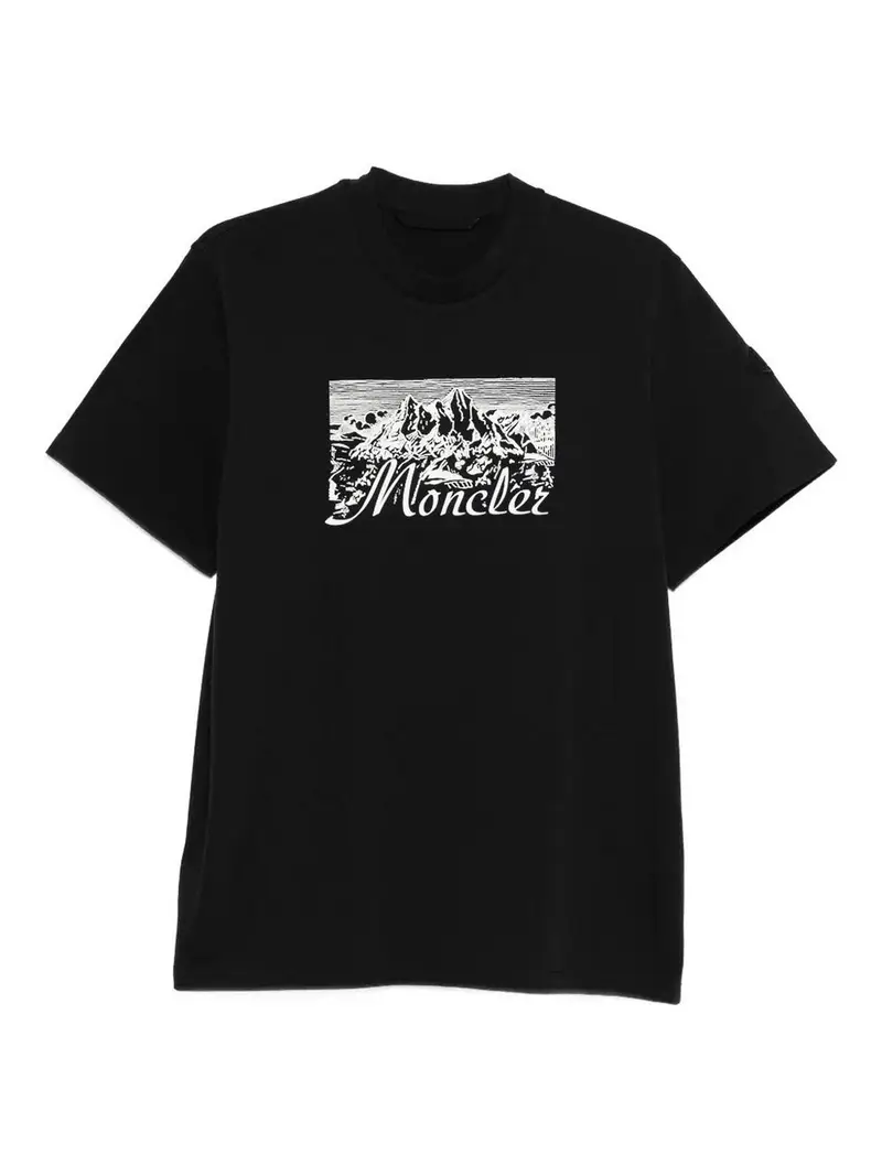 Moncler T-shirt Nero 4232786