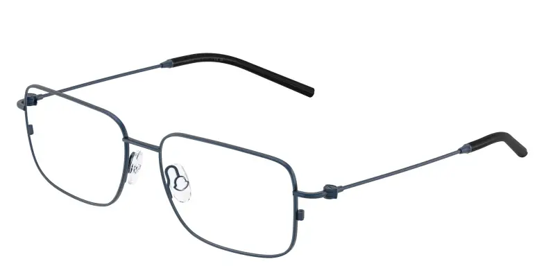 Unisex Moncler ME1004 1008 Montature da vista Acciaio Blu Trasparente Geometrica Normale