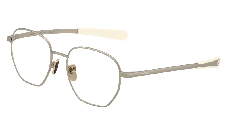 Unisex Moncler ME1015 1003 Montature da vista Metallo Bronzo Trasparente Rotonda Normale