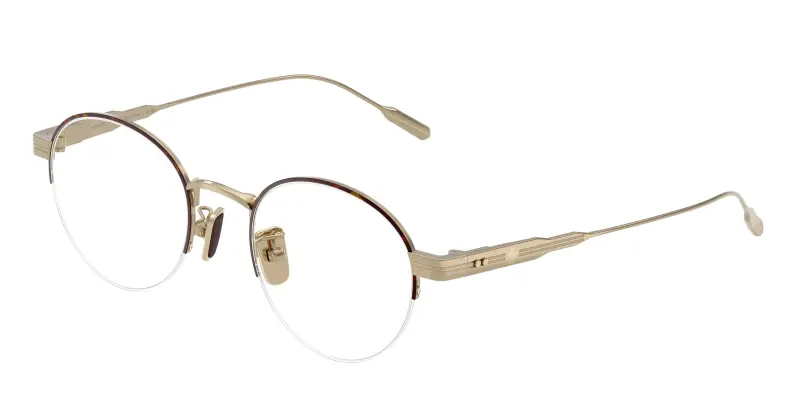 Unisex Moncler ME1016TD 1026 Montature da vista Titanio Tartaruga Trasparente Rotonda Normale