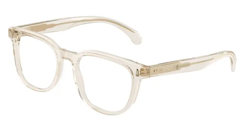 Unisex Moncler ME2002 3003 Montature da vista Acetato Bianco Trasparente Squadrata Normale