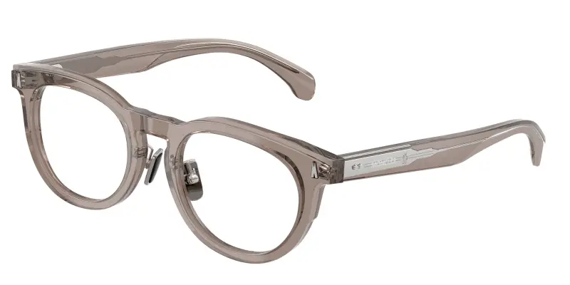 Unisex Moncler ME2004D 3009 Montature da vista Acetato Grigio Trasparente Pantos Normale