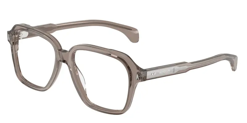 Unisex Moncler ME2010 3009 Montature da vista Acetato Grigio Trasparente Squadrata Normale