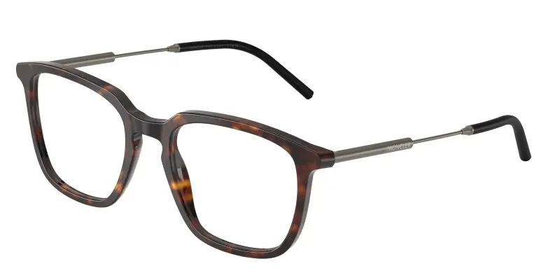 Unisex Moncler ME2012 3002 Montature da vista Acetato Tartaruga Trasparente Pantos Normale