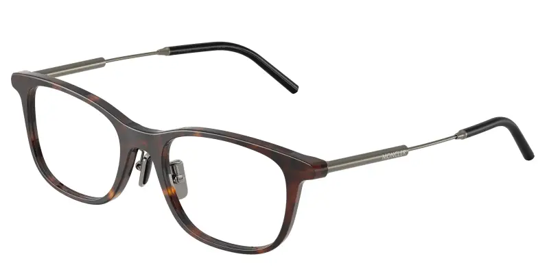 Unisex Moncler ME2013D 3002 Montature da vista Acetato Tartaruga Trasparente Pillow Normale