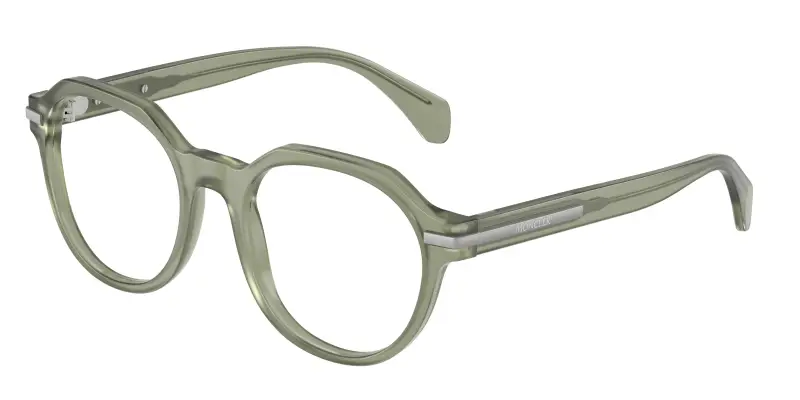 Unisex Moncler ME2014 3021 Montature da vista Acetato Verde Trasparente Pantos Normale