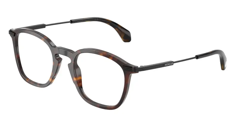 Unisex Moncler ME2017 3002 Montature da vista Acetato Tartaruga Trasparente Geometrica Normale