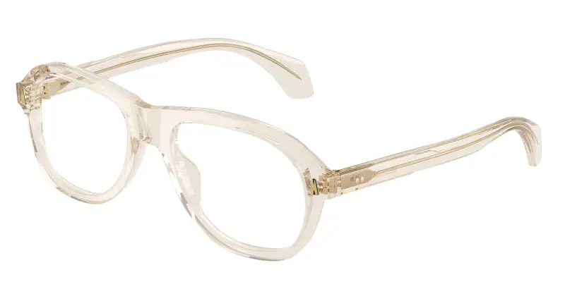 Unisex Moncler ME2025U 3003 Montature da vista Acetato Bianco Trasparente Pillow Normale